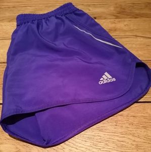 ADIDAS purple running shorts size S